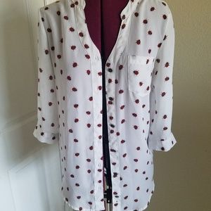 Lady bug blouse